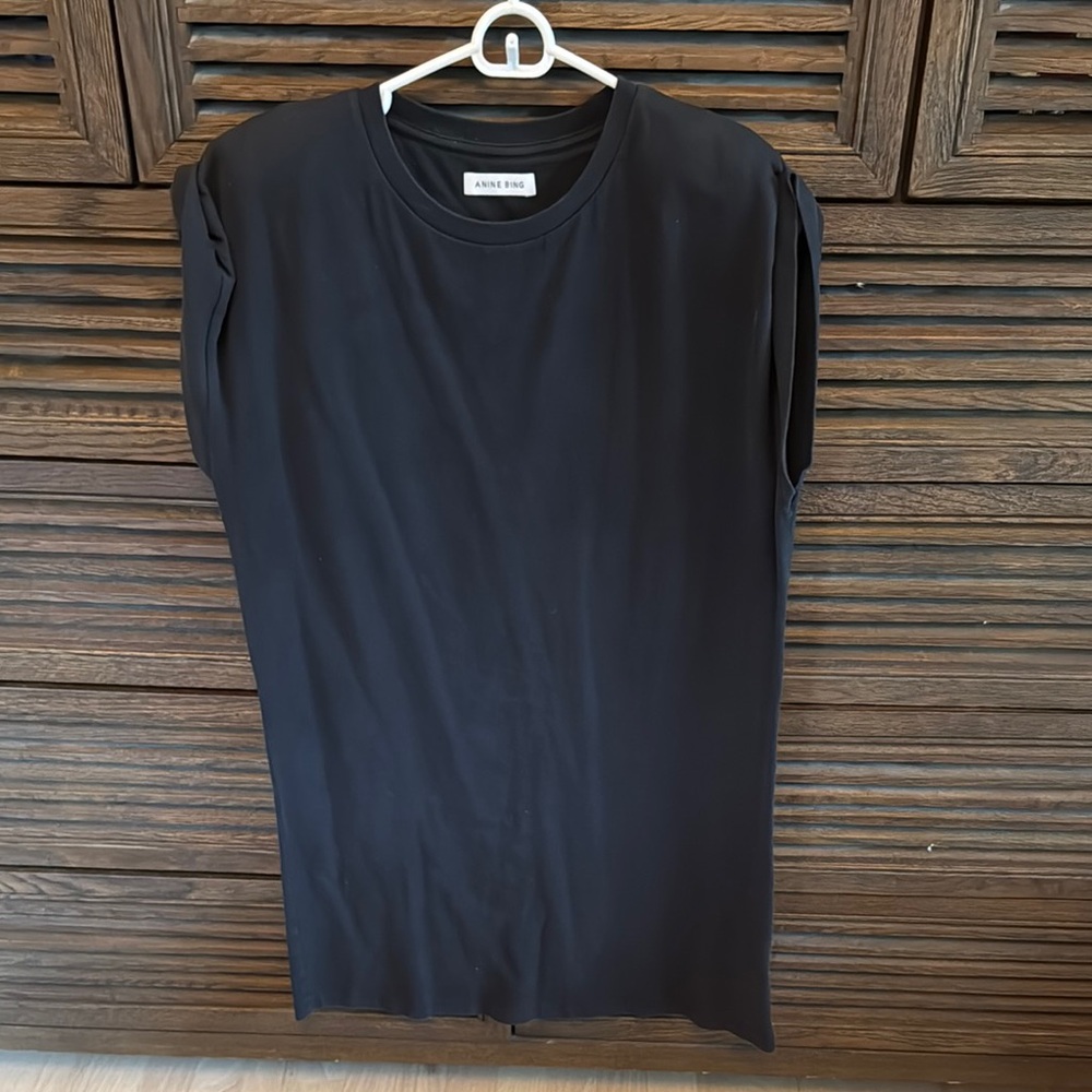Anine Bing Black Mini Dress